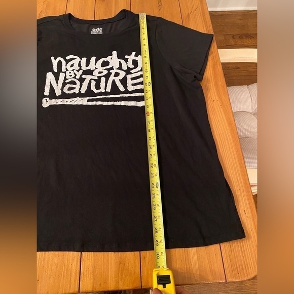 Naughty By Nature Rap Hip Hop Graphic Tee Shirt Adult Size 3 Black - Picture 7 of 7
